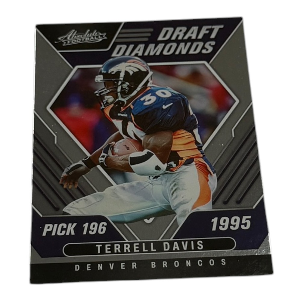 2022 Panini Absolute Football Terrell‎ Davis Draft Diamonds Denver Broncos DD-11